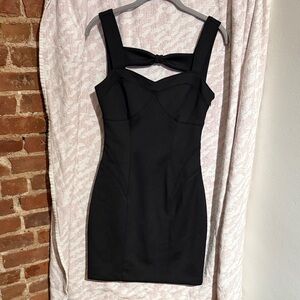 Guess Sexy Bodycon Black Dress